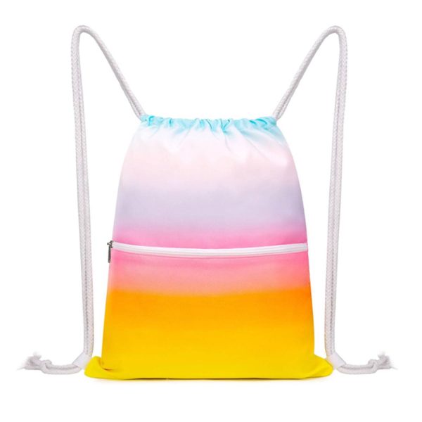 New waterproof drawstring backpack w/ dual shoulders
