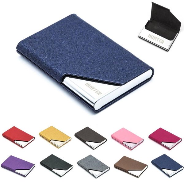 Aluminum alloy business card holder box