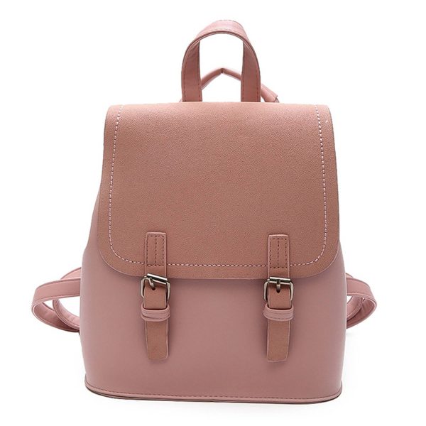 PU Leather Stylish Small Backpack Bag for Women