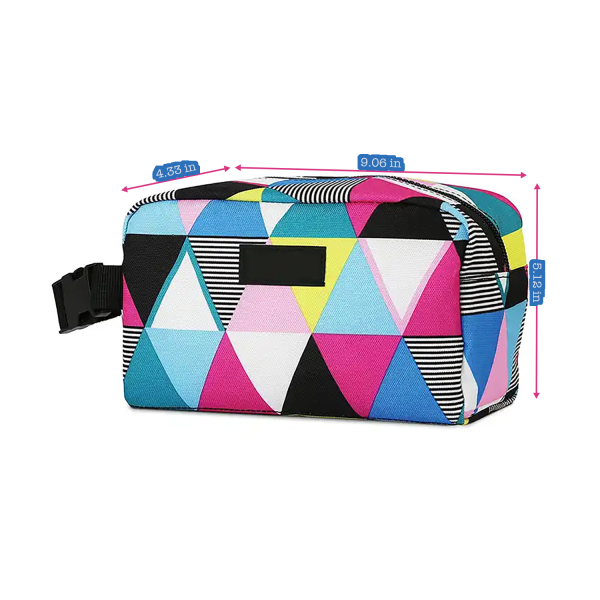 Snack Box with Insulated Lining and Colorful Design