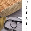 Jute Vintage daily commute diagonally across straw bags