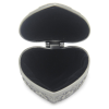 Classic Vintage Antique Heart Shape Jewelry Box