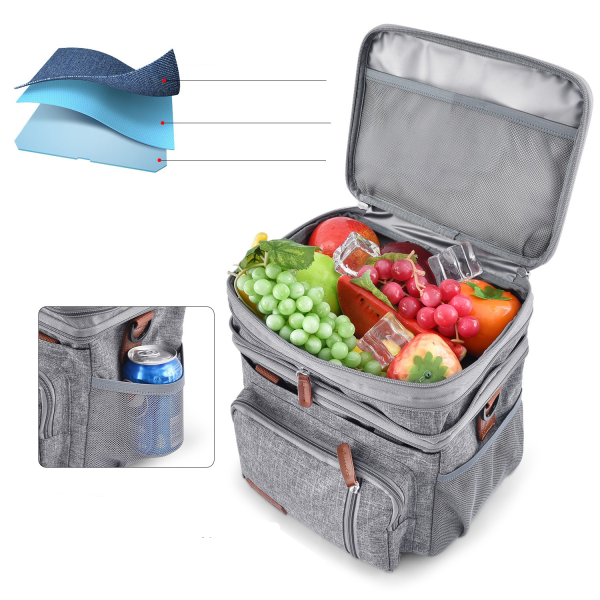 Oxford Crossbody Cooler Insulated Lunch Bag