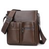 PU Leather Outdoors Crossbody Bag For Man
