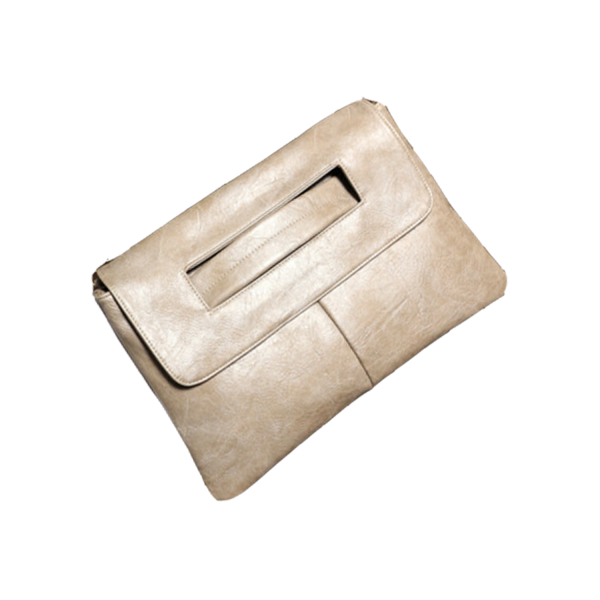 Large-capacity PU messenger bag