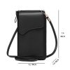 PU Mini buckle mobile phone women's crossbody bag