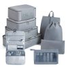 Packing Cubes - 9 PCS Travel Luggage Organizers Bag Set