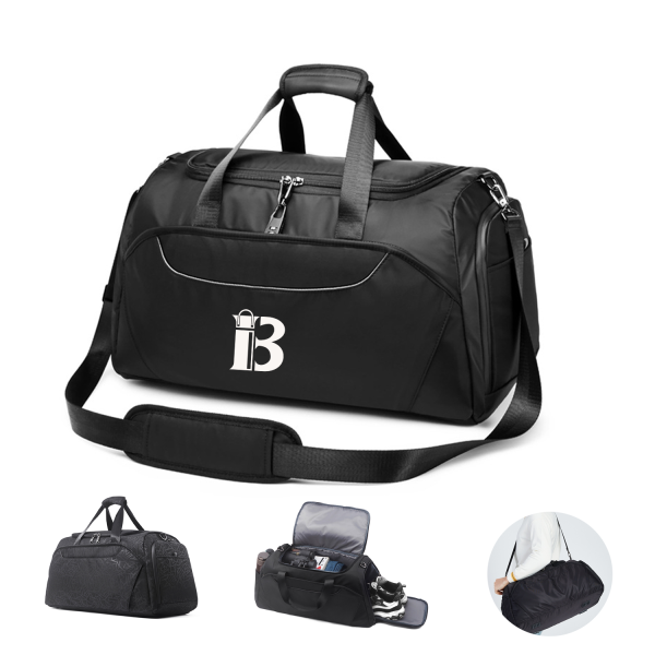 Gym Duffel Bag with Shoes Compartment and Wet Pocket