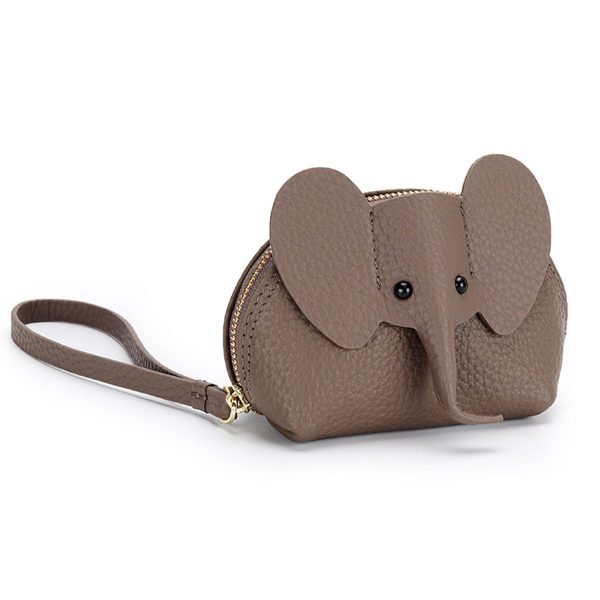 6a3c8b42-77ad-4d67-ada8-eb10afa0bd79_BGBCJ032.jpg Genuine Leather Cartoon Elephant Mini Coin Purse Wallet