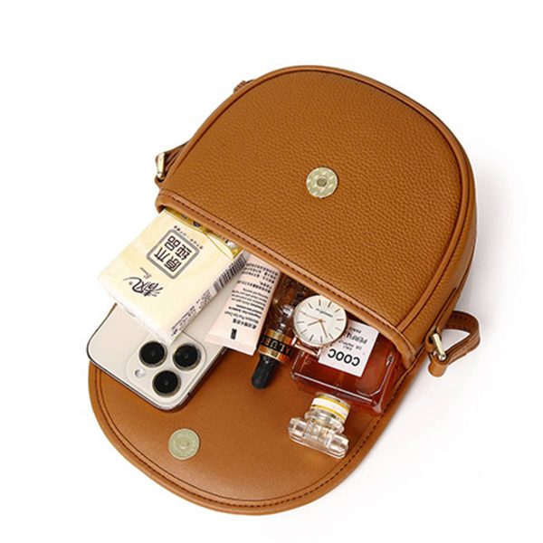 Genuine Leather Adjustable Strap Crossbody
