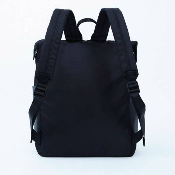 PU Solid Color Large Capacity Travel Student Backpack