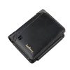 Men's Genuine Leather Passcase Wallet