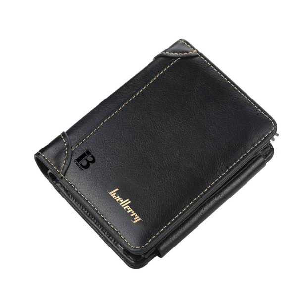 Men's Genuine Leather Passcase Wallet