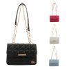 Stylish Geometric Embroidery Faux Leather Shoulder Bag