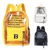 Lightweight School Bag Backpack W/ Clear Window
