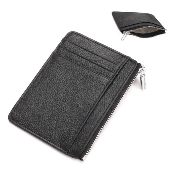 genuine Leather RFID anti magnetic multifunctional card bag
