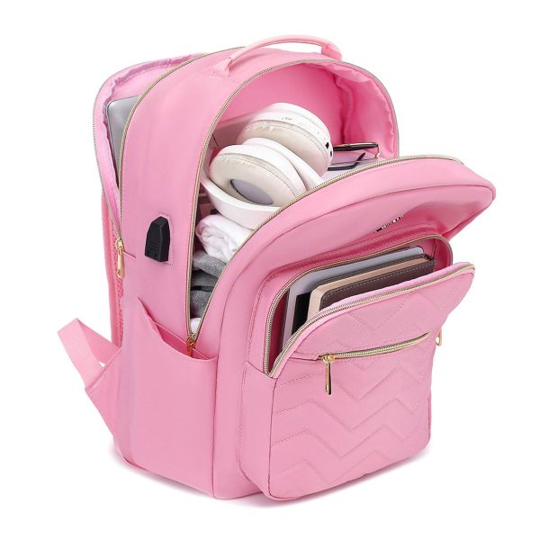 Polyester travel school bag backpack