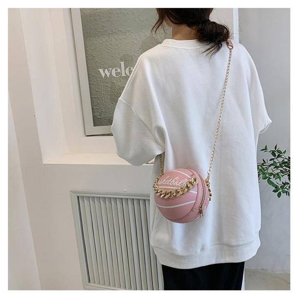 PU Portable Basketball Chain Bag