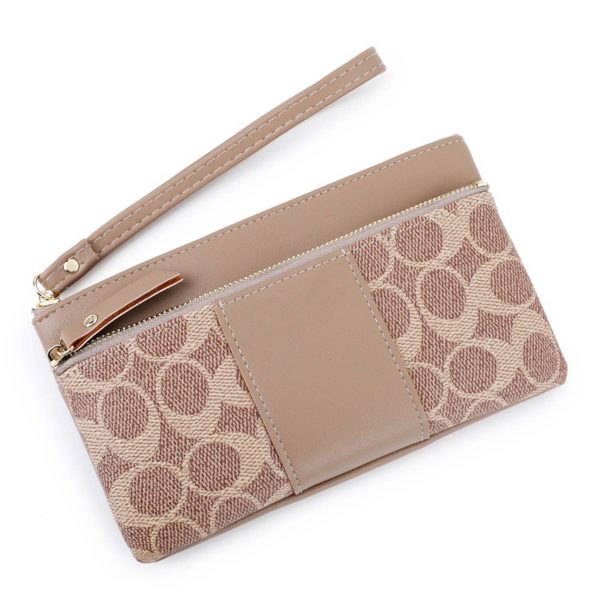 PU Exquisite Retro Zip Wallet