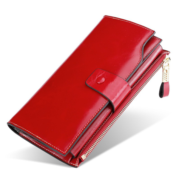 Genuine Leather Wallet RFID Blocking Multi Card Holder