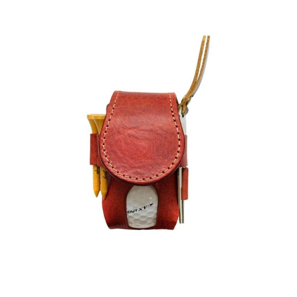 Genuine Leather Golf Pouch
