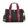 Canvas Tote Bag Retro Fashion Color Clash for Women
