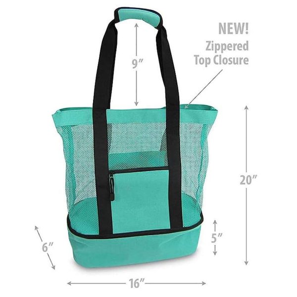 Outdoor Picnic One-Shoulder Camping Double-Decker Beach Bag