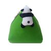 Felt panda coin purse wallet with hanging rope
