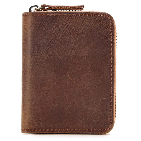 Genuine Leather Men Wallet Card Holder