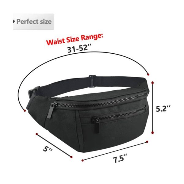 Polyester Crossbody Waist Bag