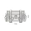 PU Leather Comic Style Crossbody Bag