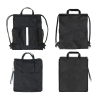 Drawstring Backpack With Shoe Compartment and Water Bottle
