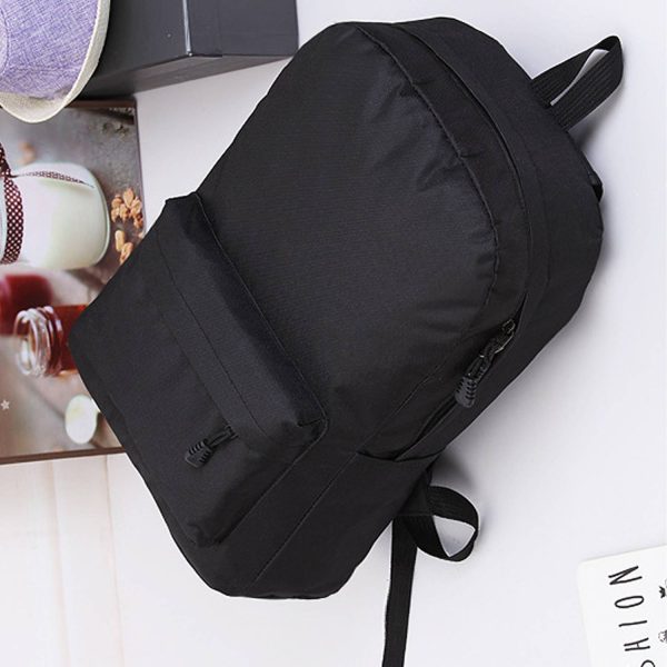 Solid Color Business Boys And Girls Student Backpack
