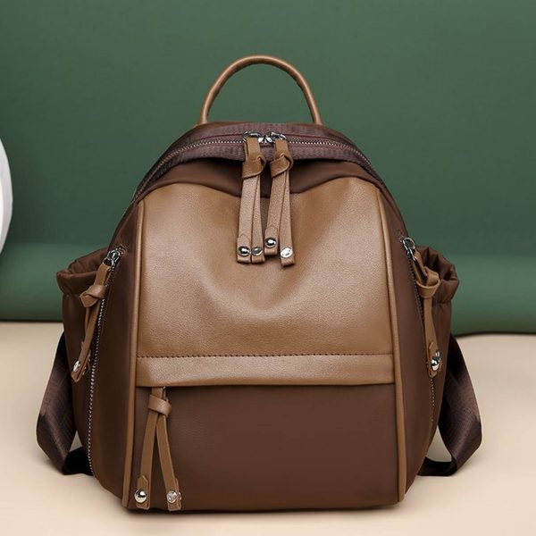 Oxford cloth outdoor retro casual backpack