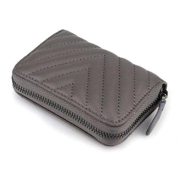 Genuine Leather Mini Wallet Card Bag