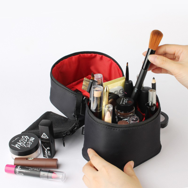 Small Makeup Brush Holder Organizer Bucket Bag