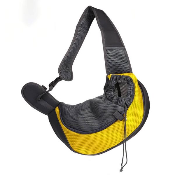 Portable crossbody shoulder breathable mesh outdoor bag