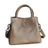 Genuine Leather large capacity stylish Bucket tote bag