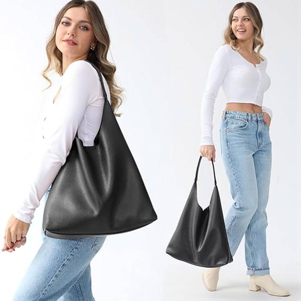 Handbags for Women Vegan PU Leather Tote Bags