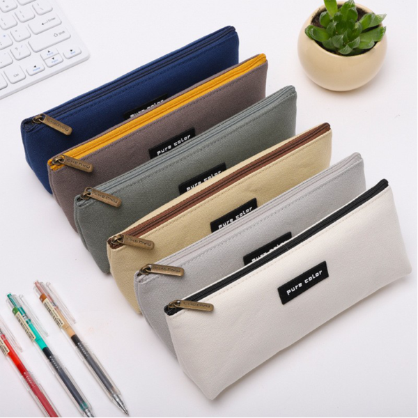 Canvas Pencil Case Bag