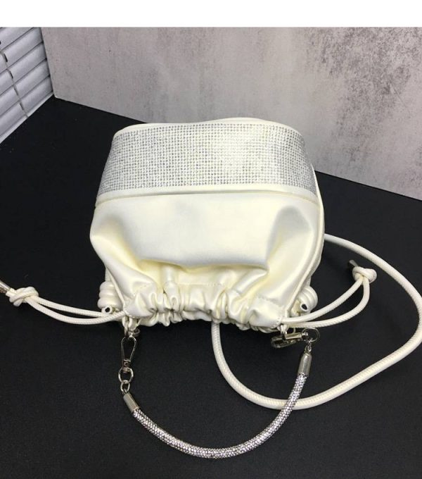 PU Leather Bucket Crossbody Bag