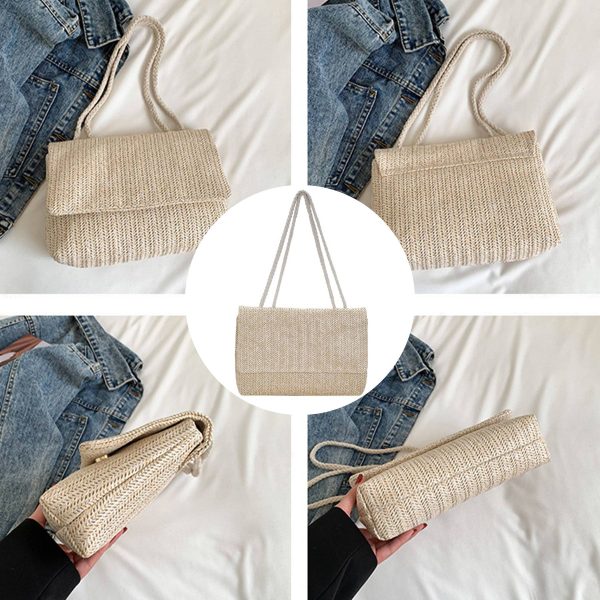 Jute Vacation hand-knitted bag