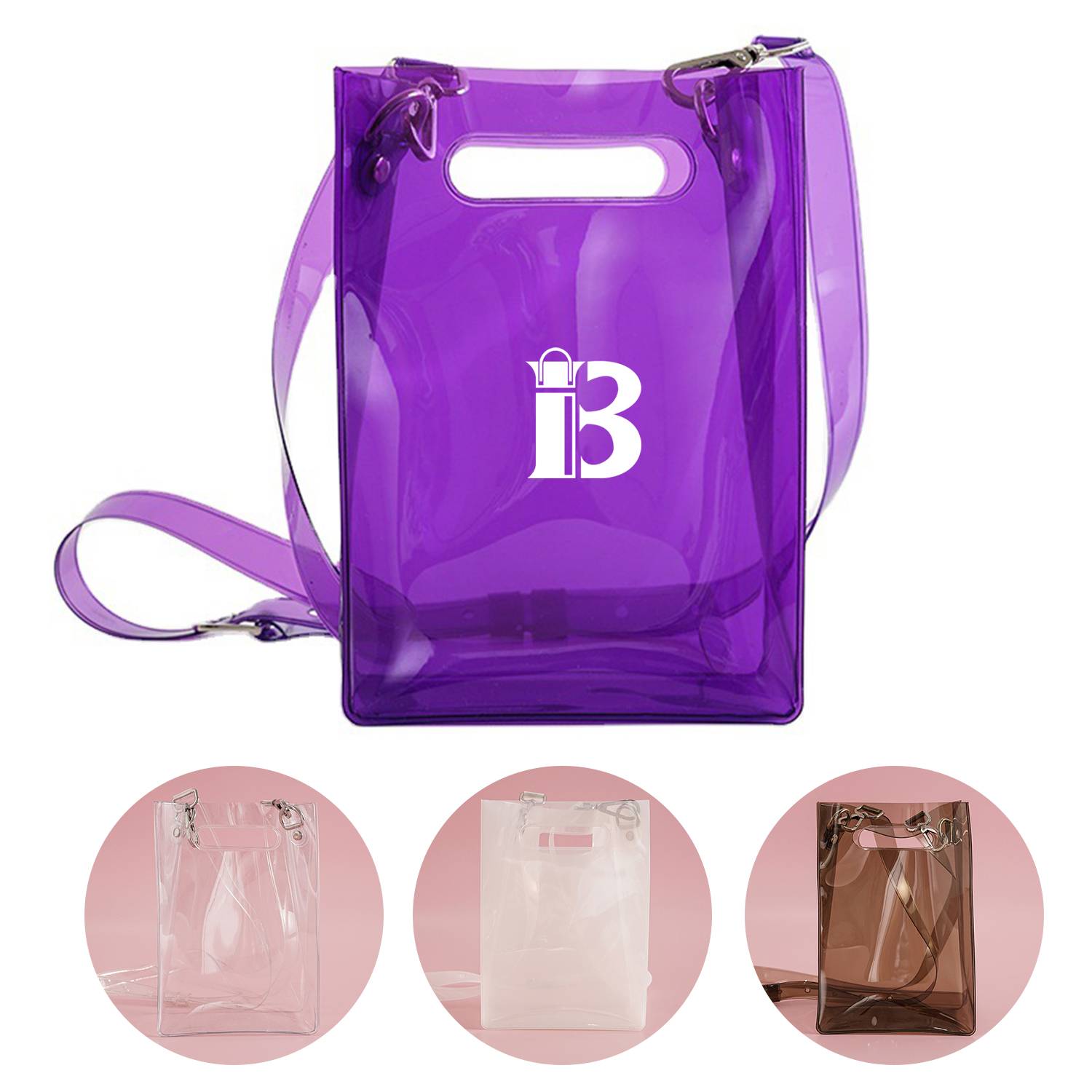 PVC Crossbody Shoulder Transparent Bag