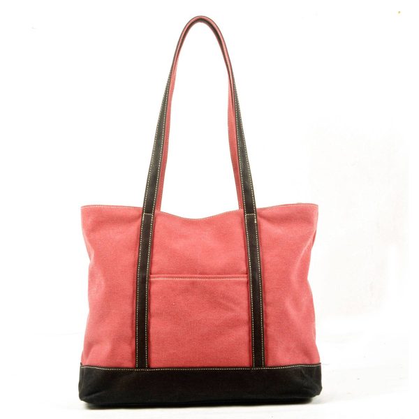 Multicolor Canvas Water-resistant Tote Bag