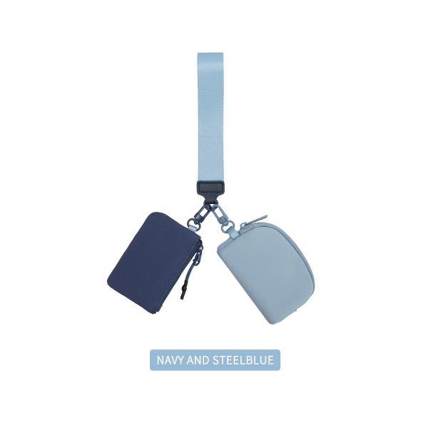 Dual Pouch Wrist Wallets
