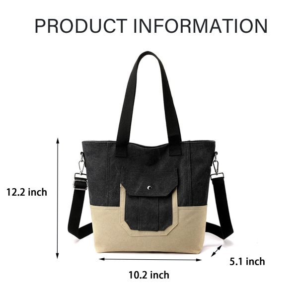 Canvas Laptop Tote Work Bag