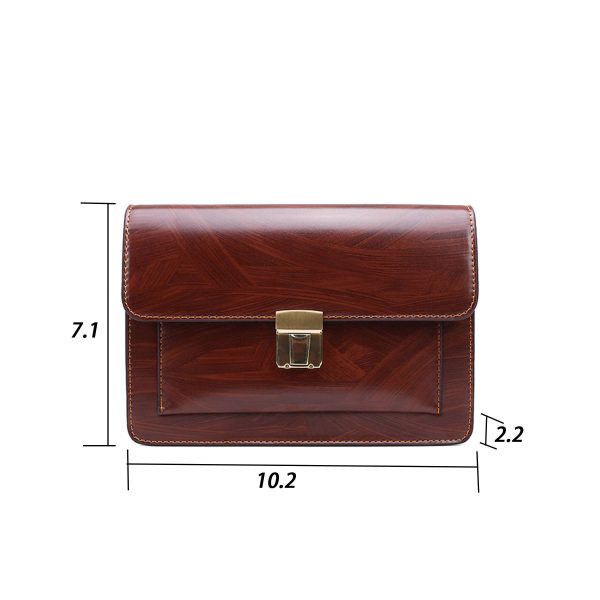 PU message bag for Men with Lock Attache Case