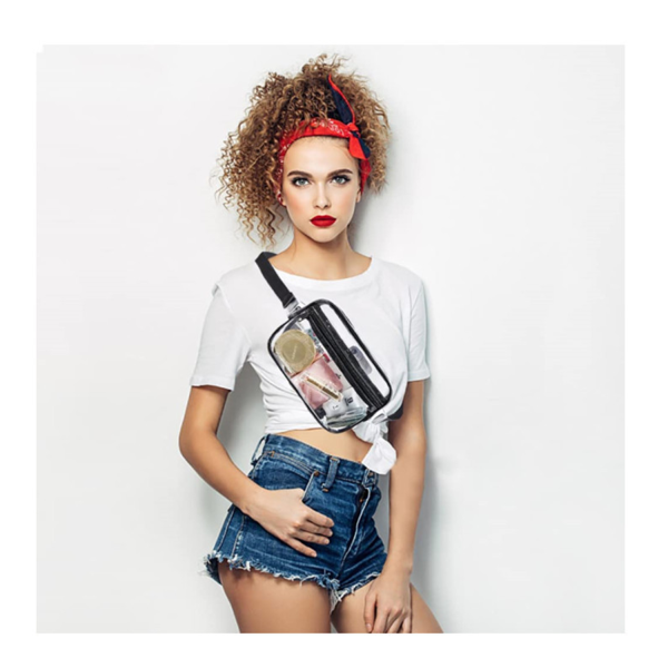 Waterproof Clear PVC Waist Bag