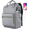 Laptop Backpack with USB Charging Port Carry on Bag for Work