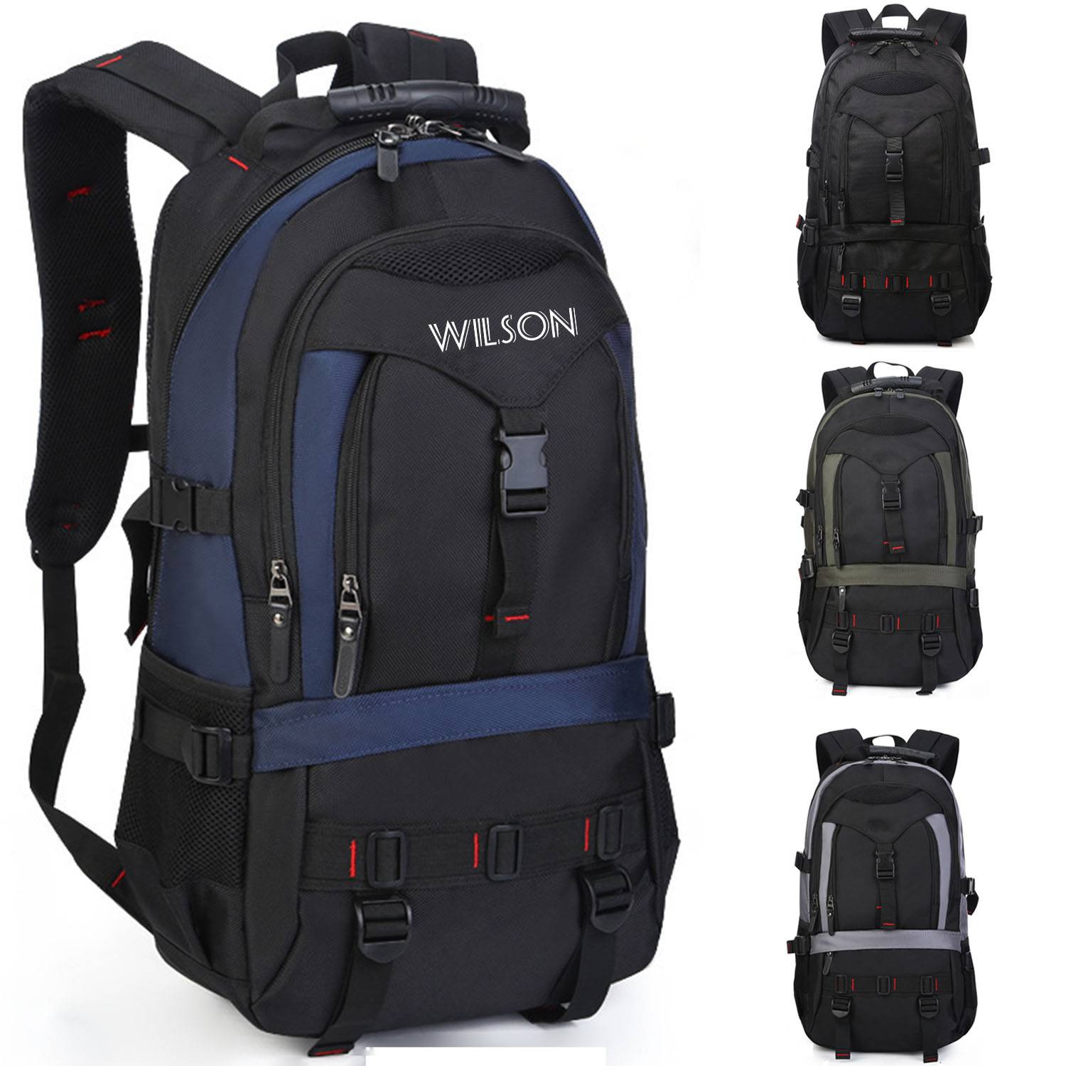 Canvas waterproof backpack for student sports travel